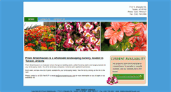 Desktop Screenshot of prismgreenhouses.com