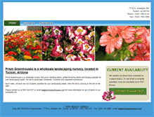 Tablet Screenshot of prismgreenhouses.com